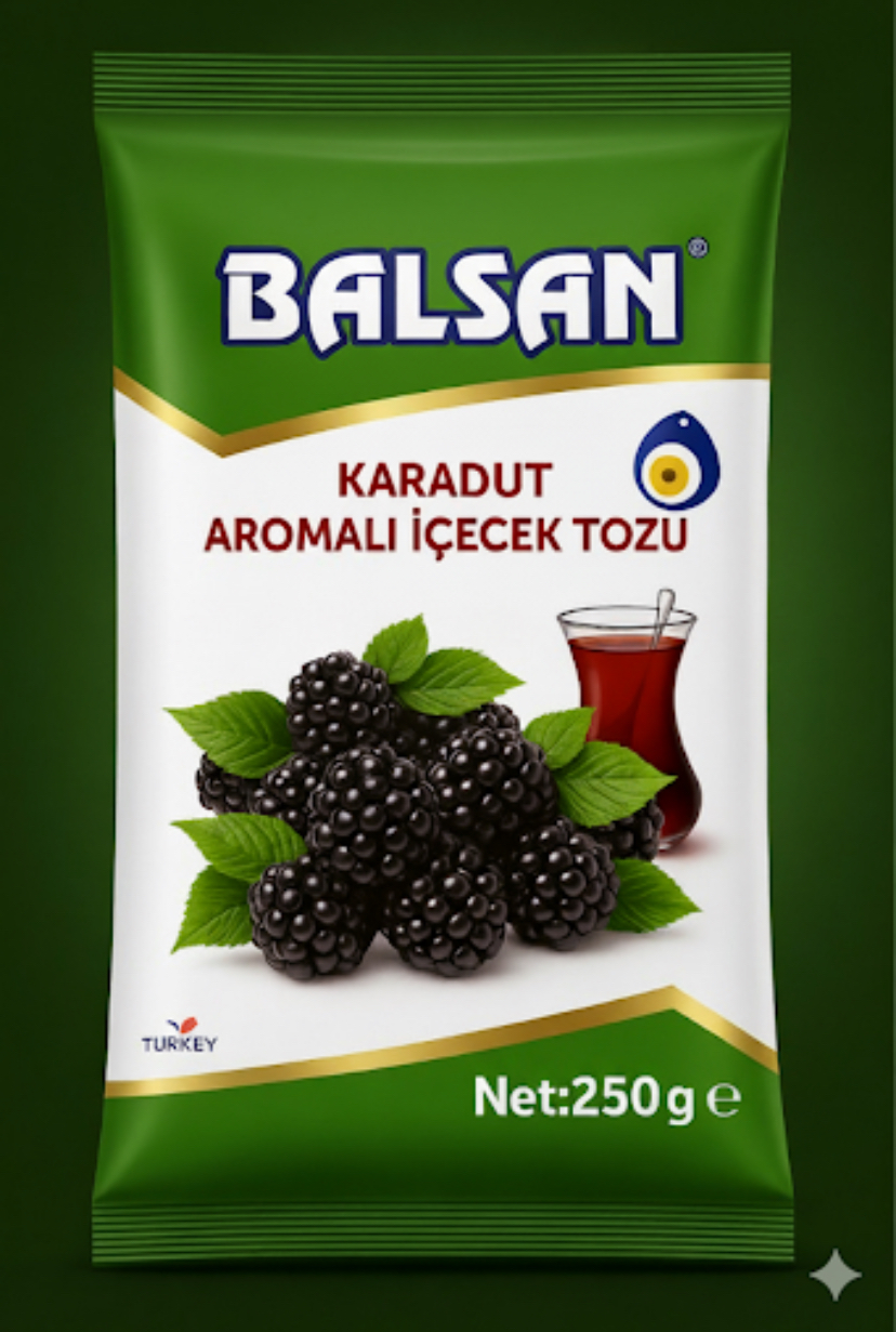 Balsan Karadut Aromalı İçecek Tozu
