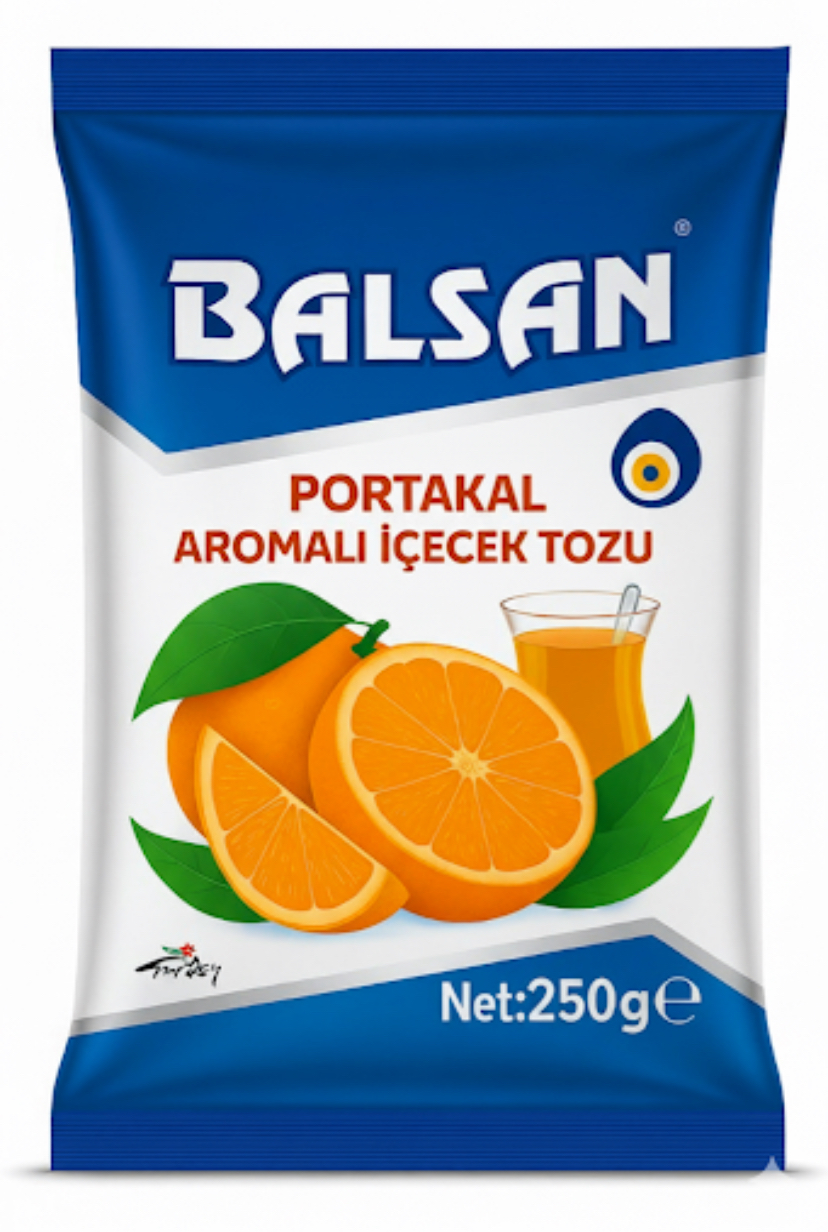 Balsan Portakal Aromalı İçecek Tozu