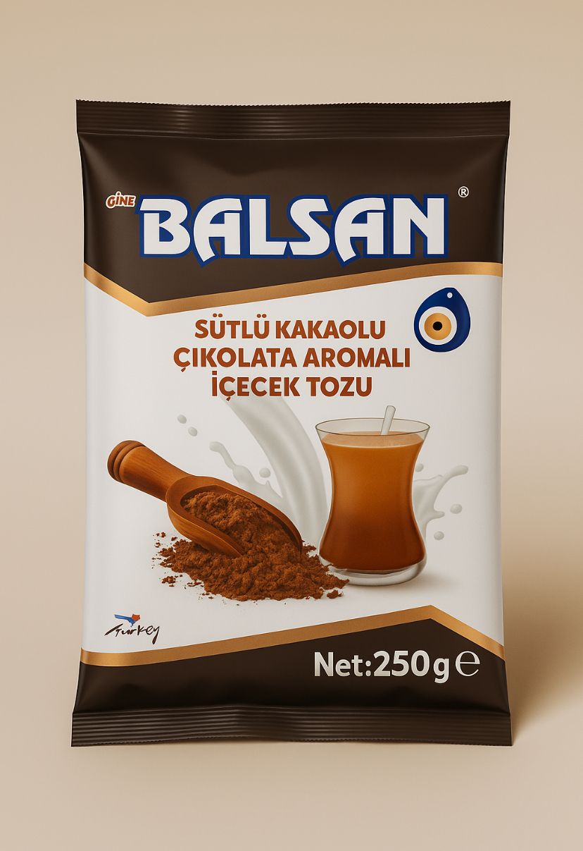 Balsan Sütlü Kakao Aromalı İçecek Tozu